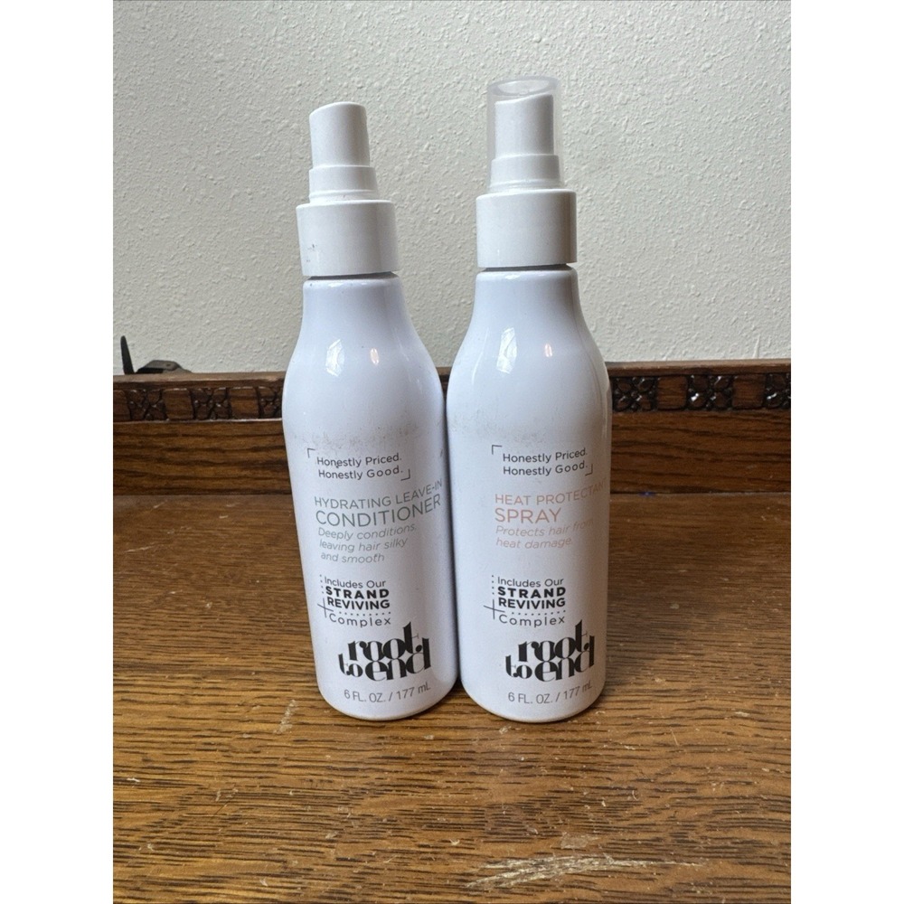 Root To End (2PK) Heat Protectant Spray 6.0oz, Includes Strand Reviving Complex